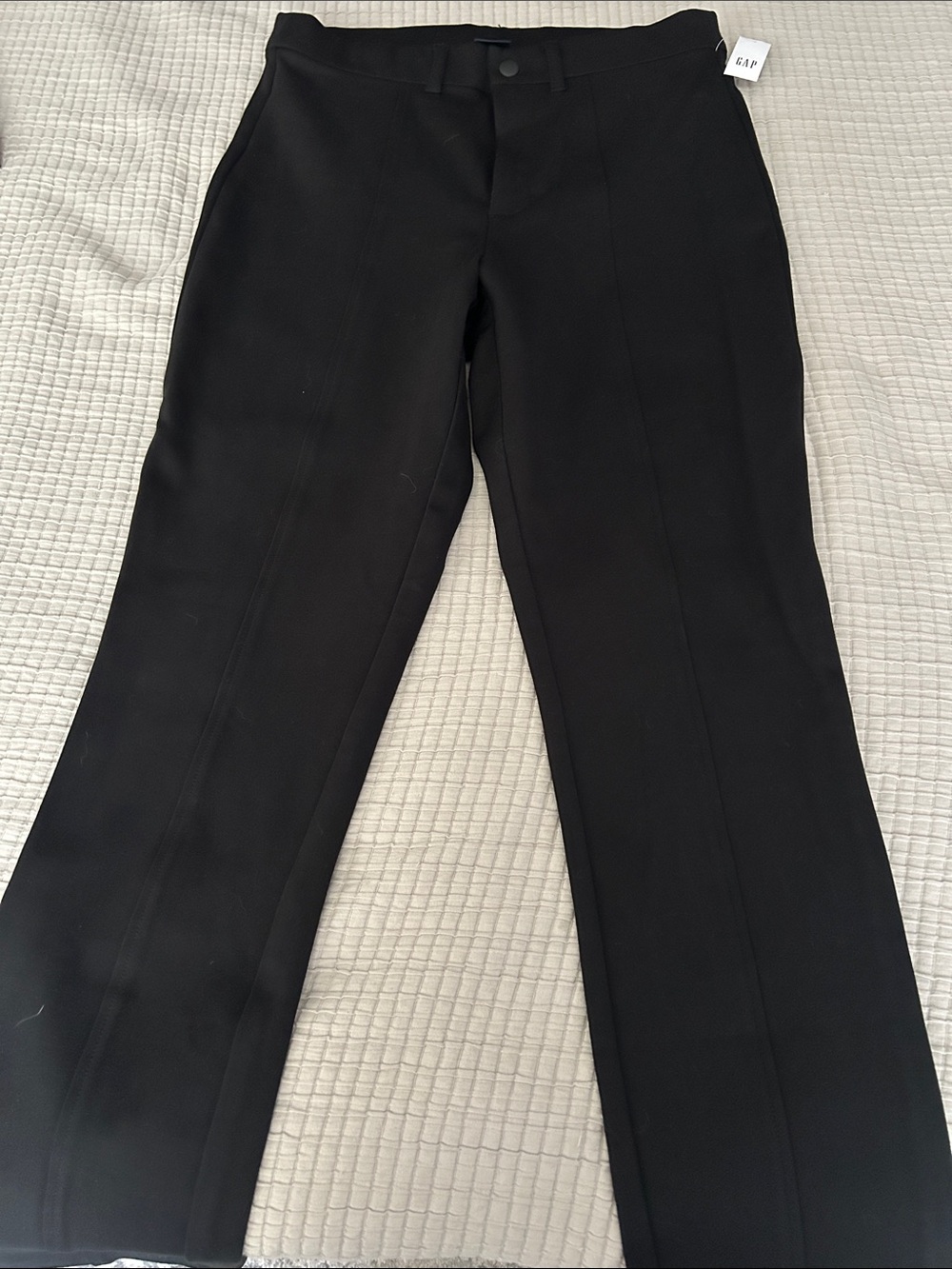 GAP Women's Black Straight-Leg Dress Pants